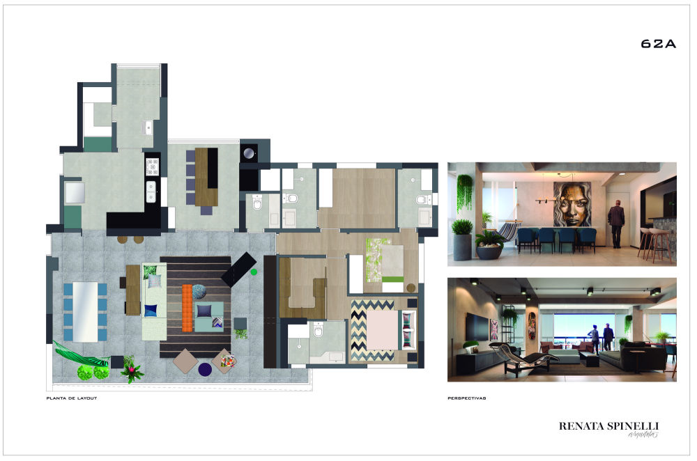 巴西坎波贝洛公寓现代风格设计-43