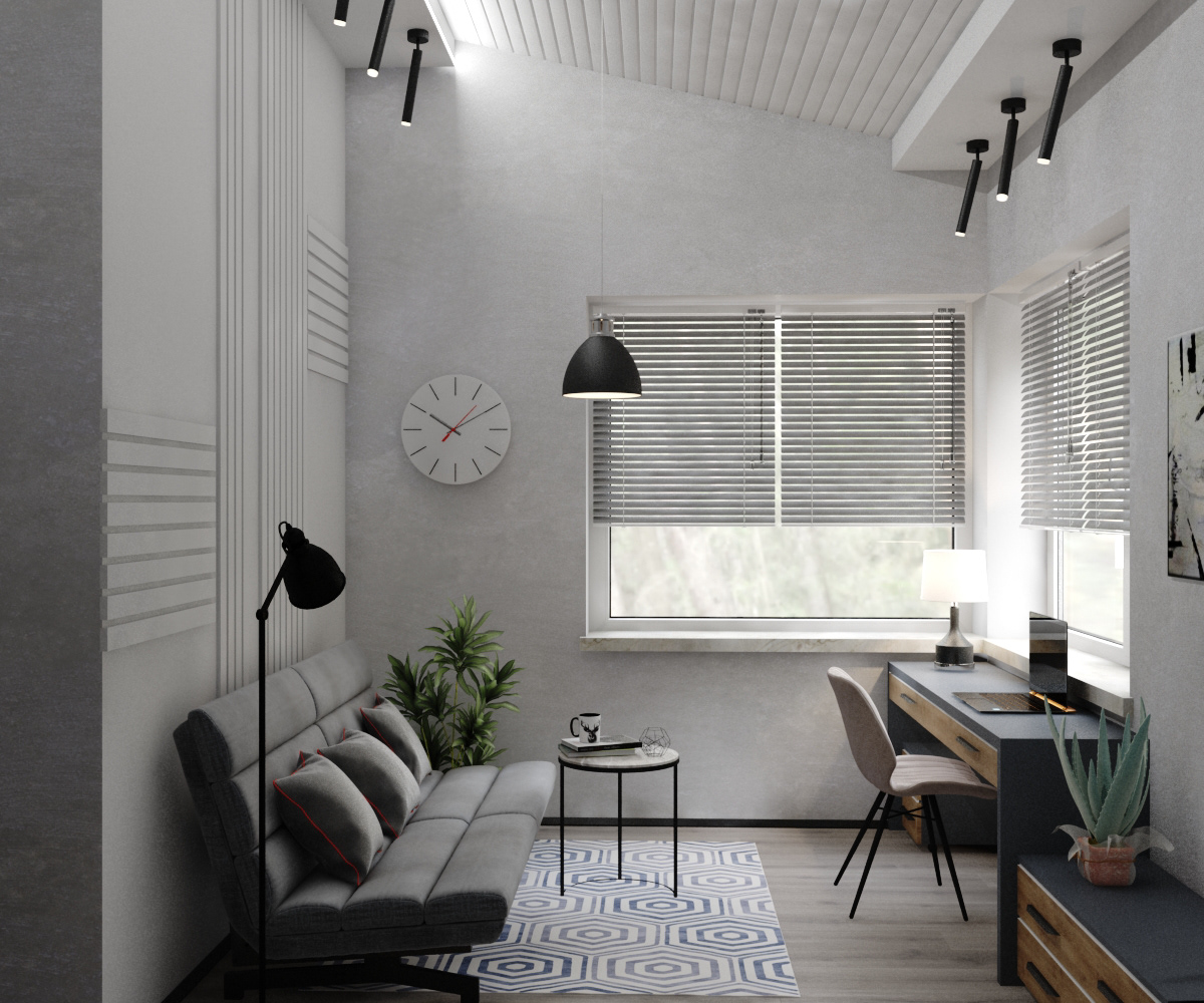 Anastasiya Gushchina丨平层丨Интерьер одноэтажного дома 120м2-5