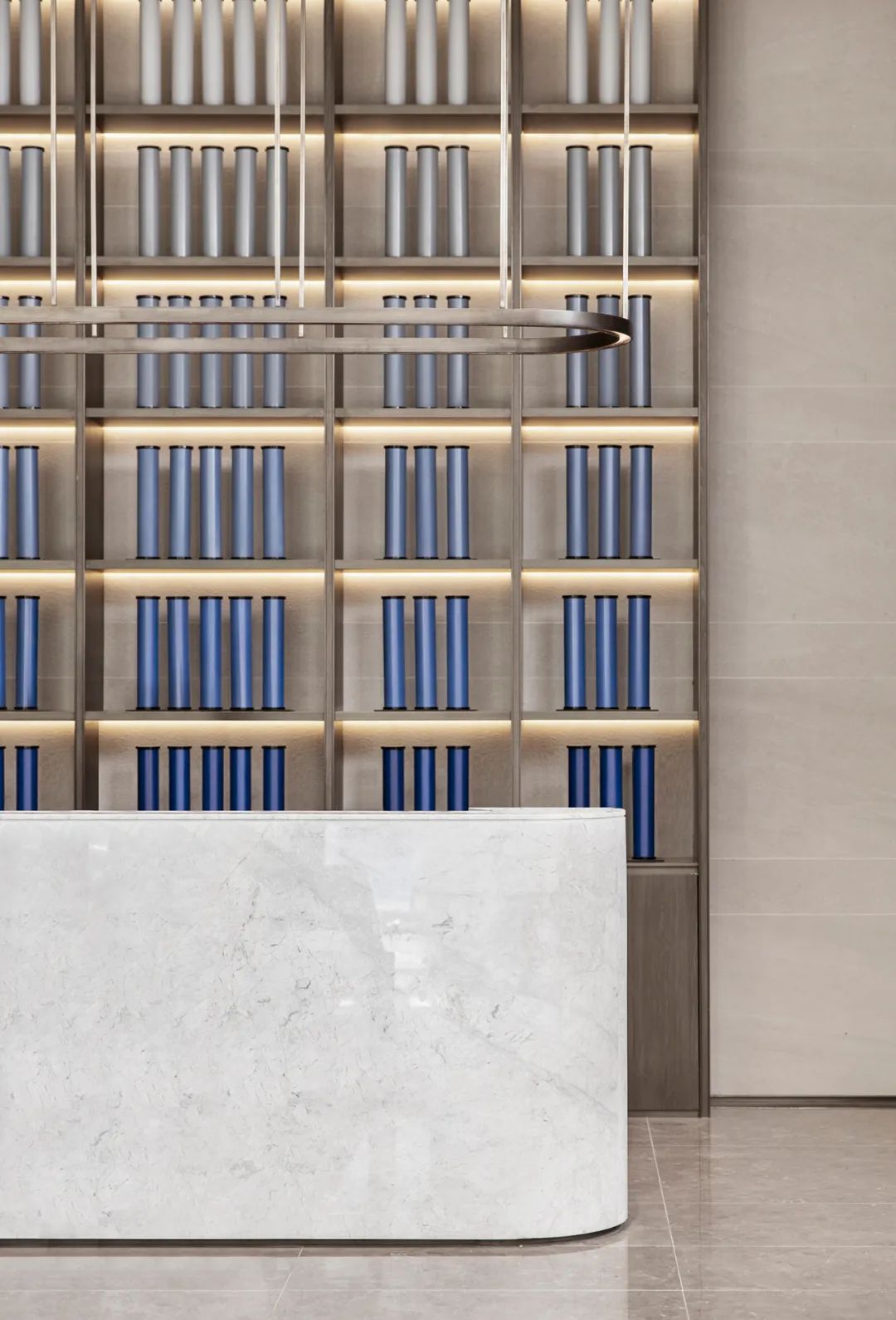 大朴设计 | 大连大华·公园世家售楼处，现代东方艺术美学空间-40