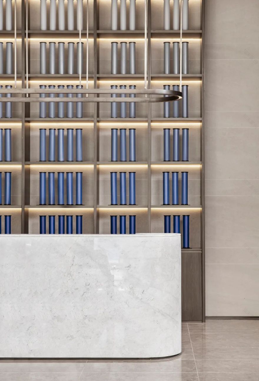 大朴设计 | 大连大华·公园世家售楼处,现代东方艺术美学空间-40