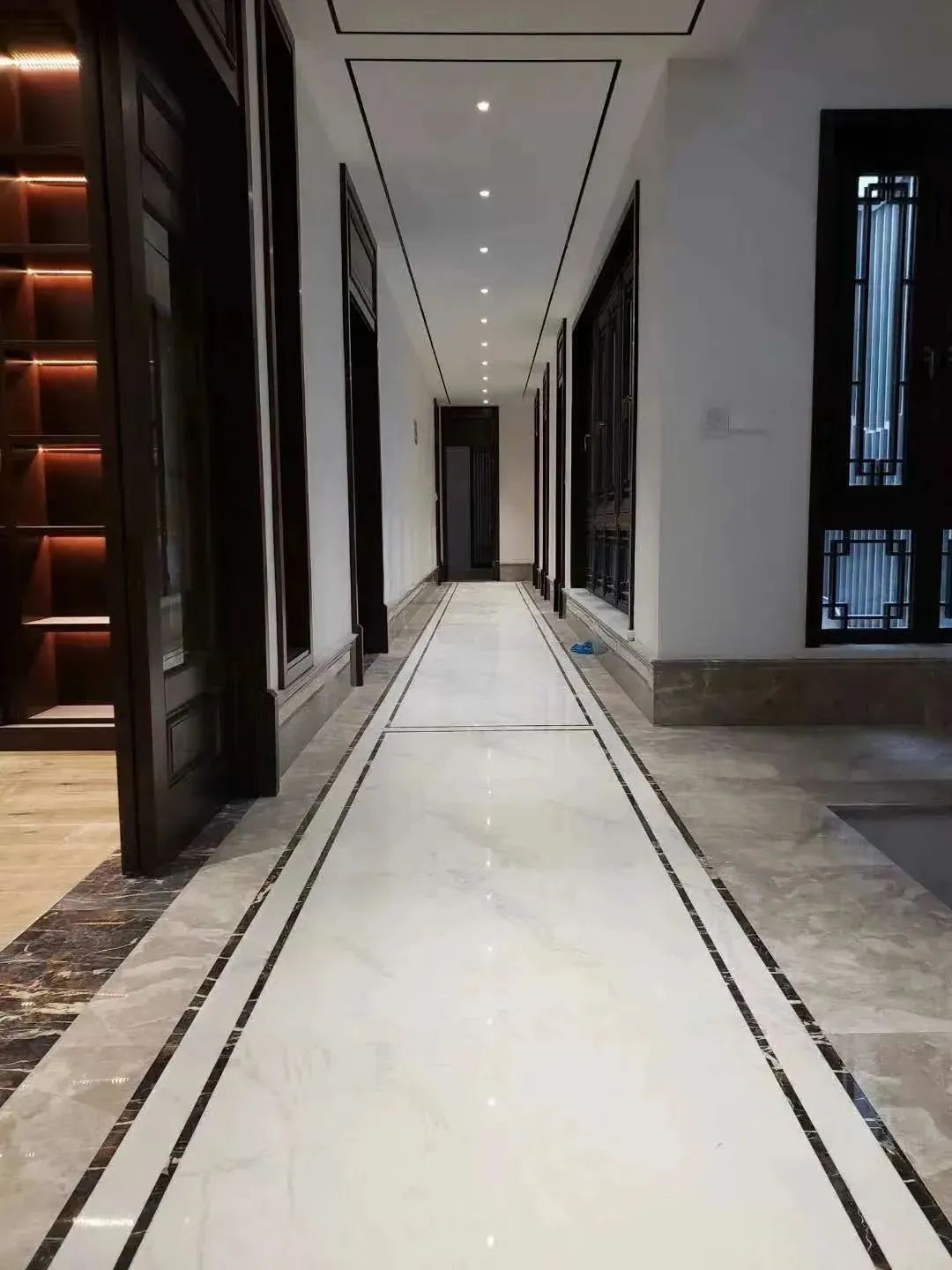 别墅大理石装饰实拍案例丨中国随州丨叶胤祥设计事务所-33