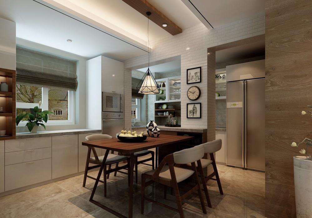 混搭风格跃层住宅设计-4