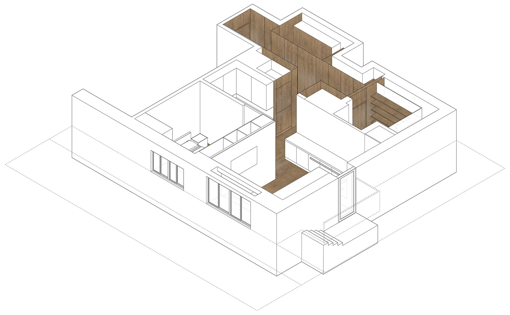 曼哈顿花园公寓改造丨美国纽约丨Martin Hopp Architect PLLC-33