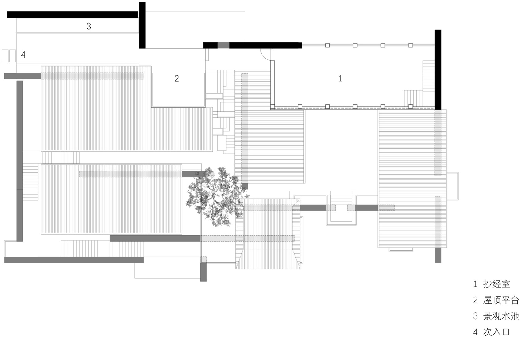 东方山佛教协会改造设计丨中国黄石丨反几建筑-82