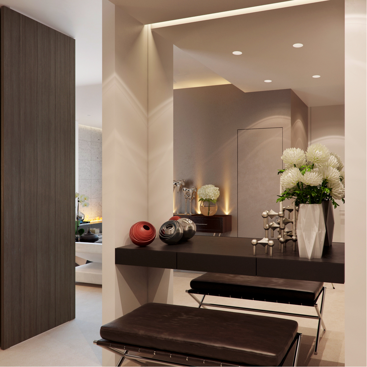 The interior of the apartment is 125 m  in a residential complex Felicita Alexandra Fedorova-9