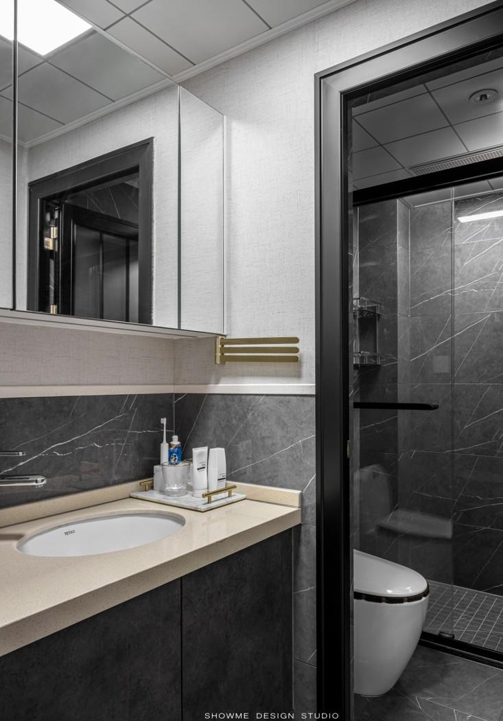 内江十亩现代混搭风家居设计，低调奢华空间融入自然光线-30