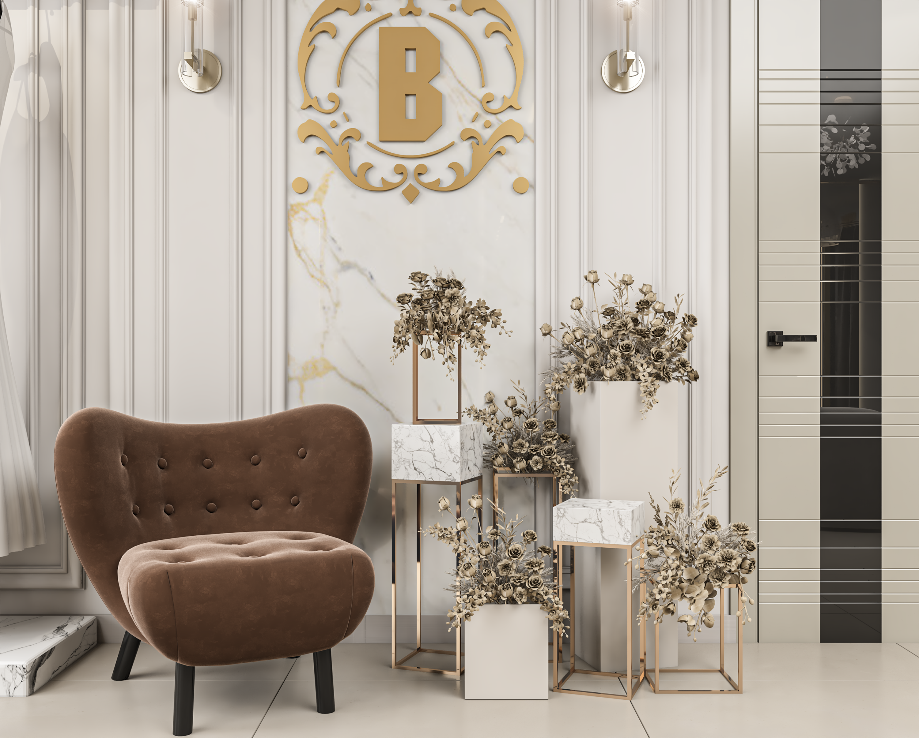 BAYAN Beauty Lounge 新娘婚礼店设计丨约旦扎尔卡-12