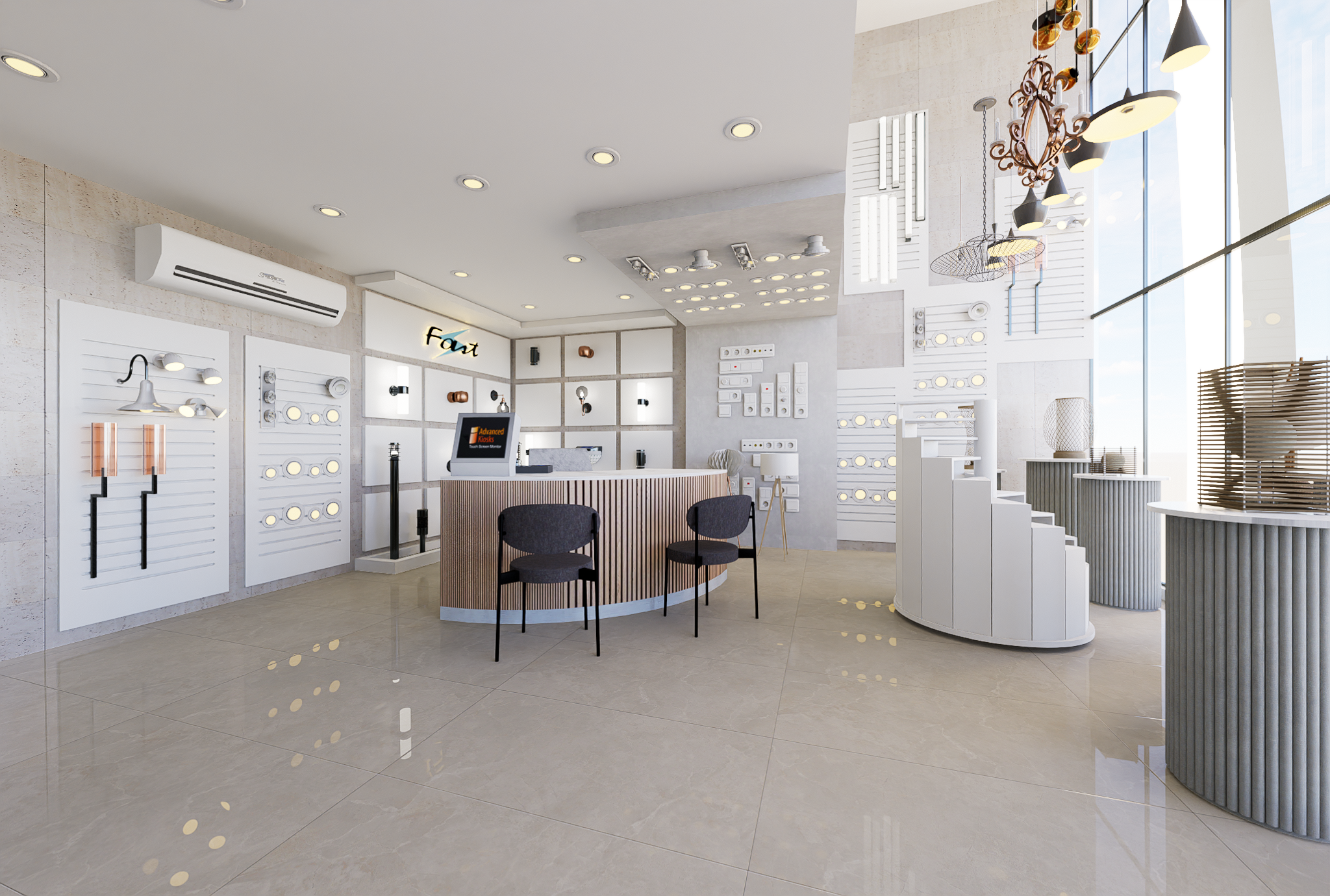 Fast Cables Office with Display-0