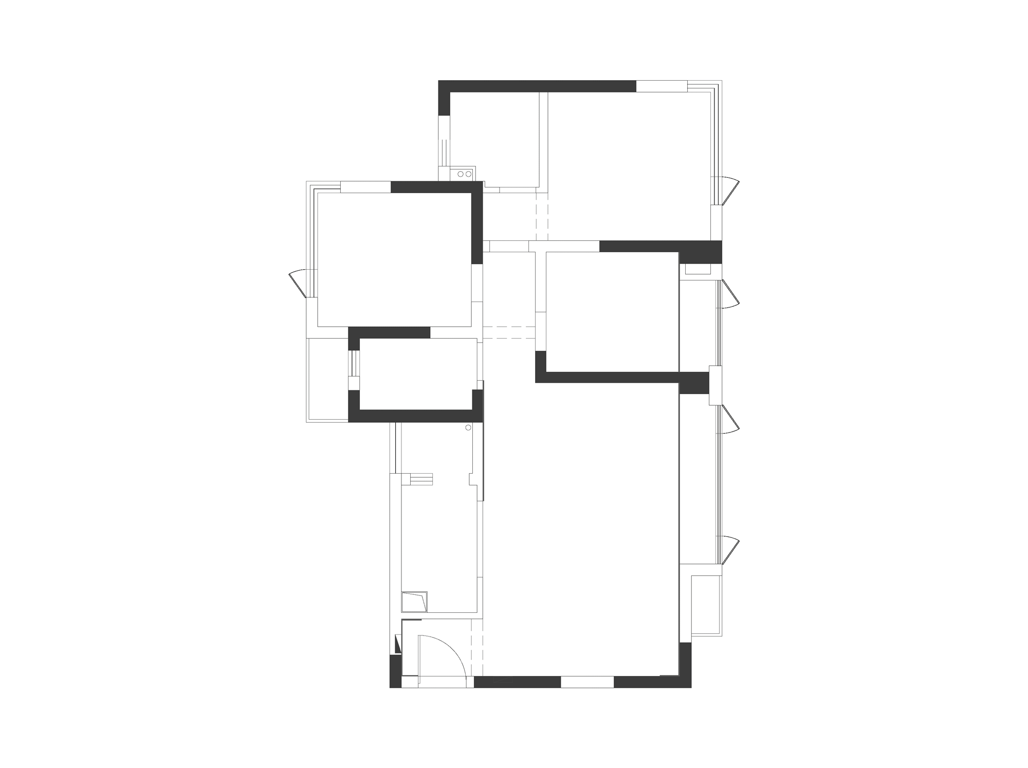 未央 · 98㎡“猫宅”设计丨中国成都丨宏福樘-3