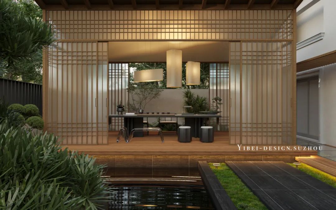 把自然装进家里,庭院设计丨中国苏州丨YIBEI DESIGN-2
