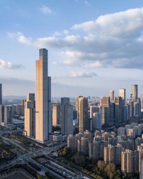 南京金融城二期416米超高层建筑落成 / gmp