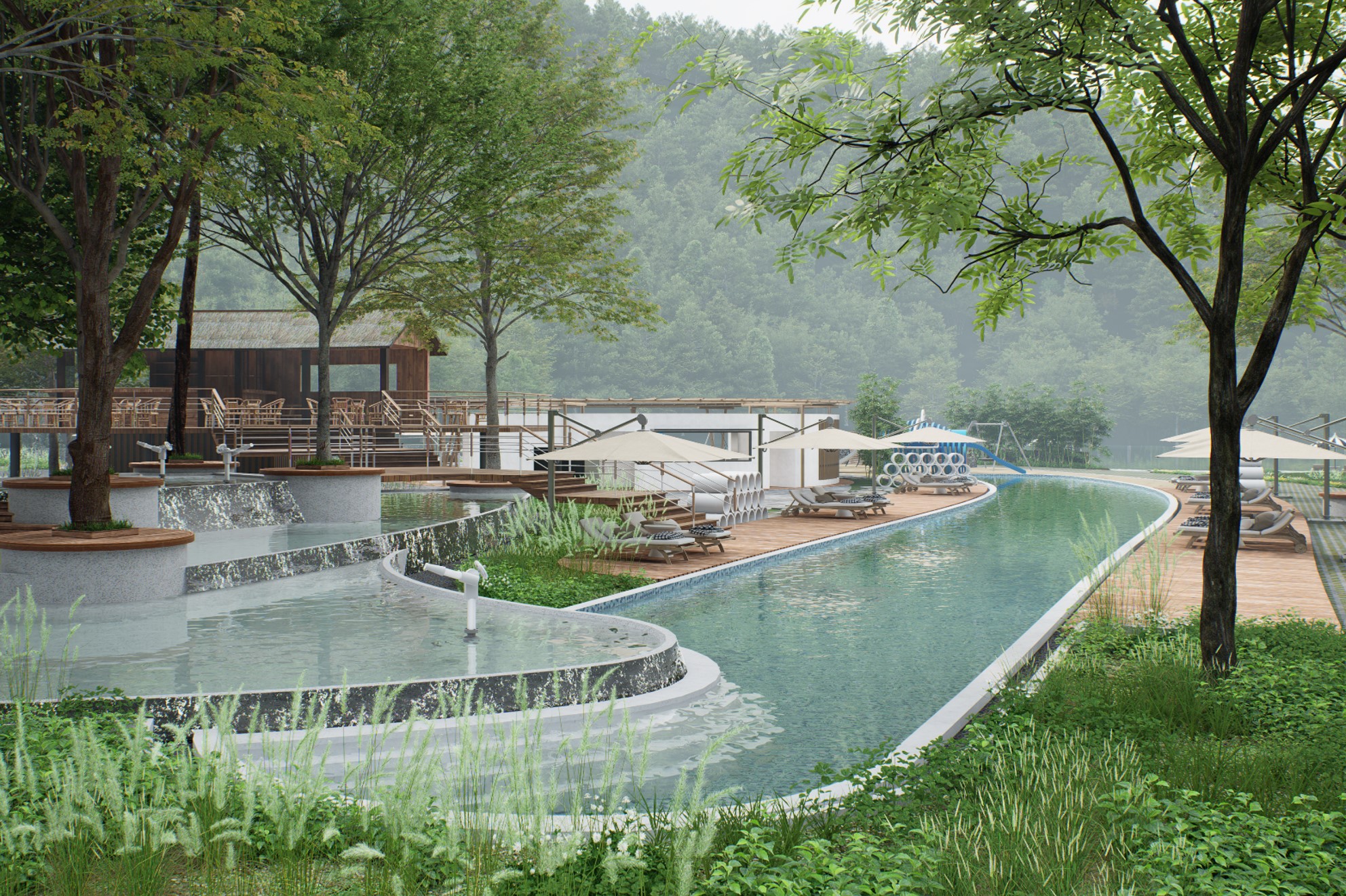 丹霞灵溪景区中心岛升级改造丨中国韶关-14