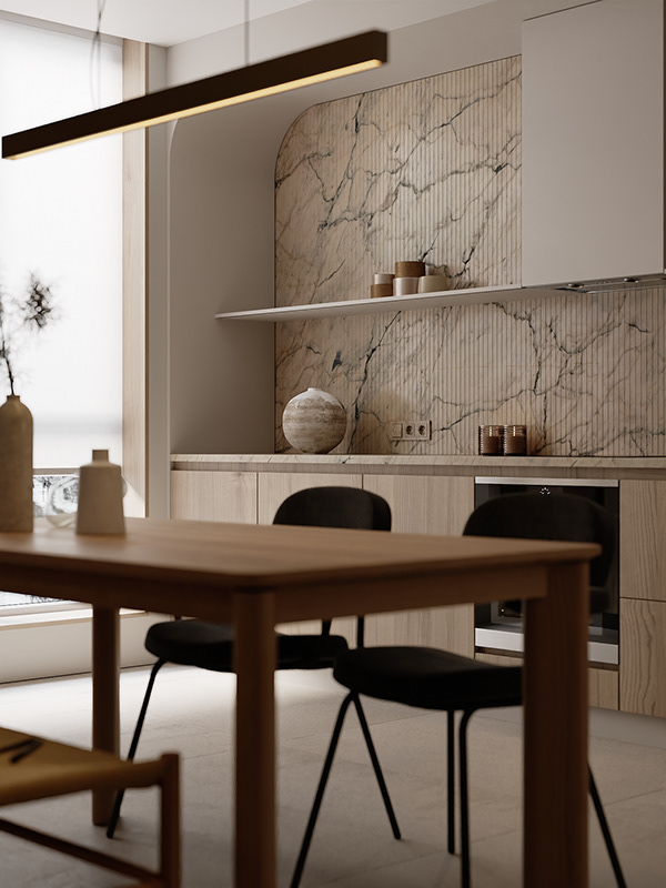 96.61㎡简约风公寓设计 回归家的质朴与纯粹            
            -20