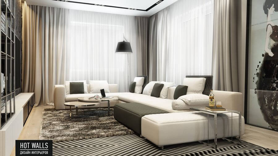 大型两层住宅室内布置项目丨Hot walls-25
