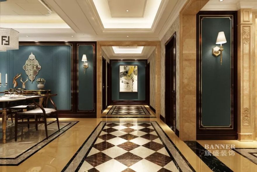 陈蕊曦打造 170㎡欧式温馨住宅 | 色界与生活的完美融合-57