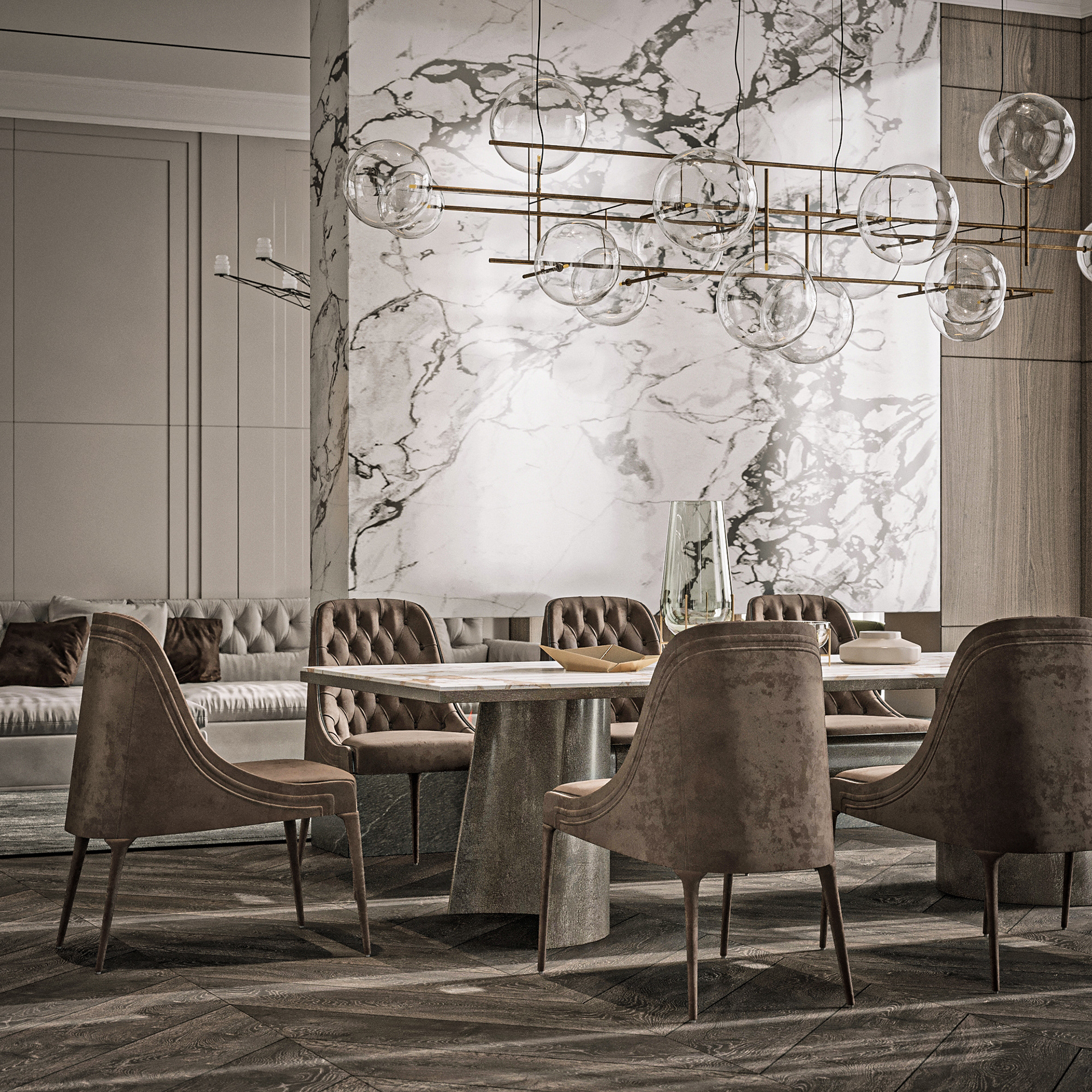 大理石与木质的完美结合                     -4