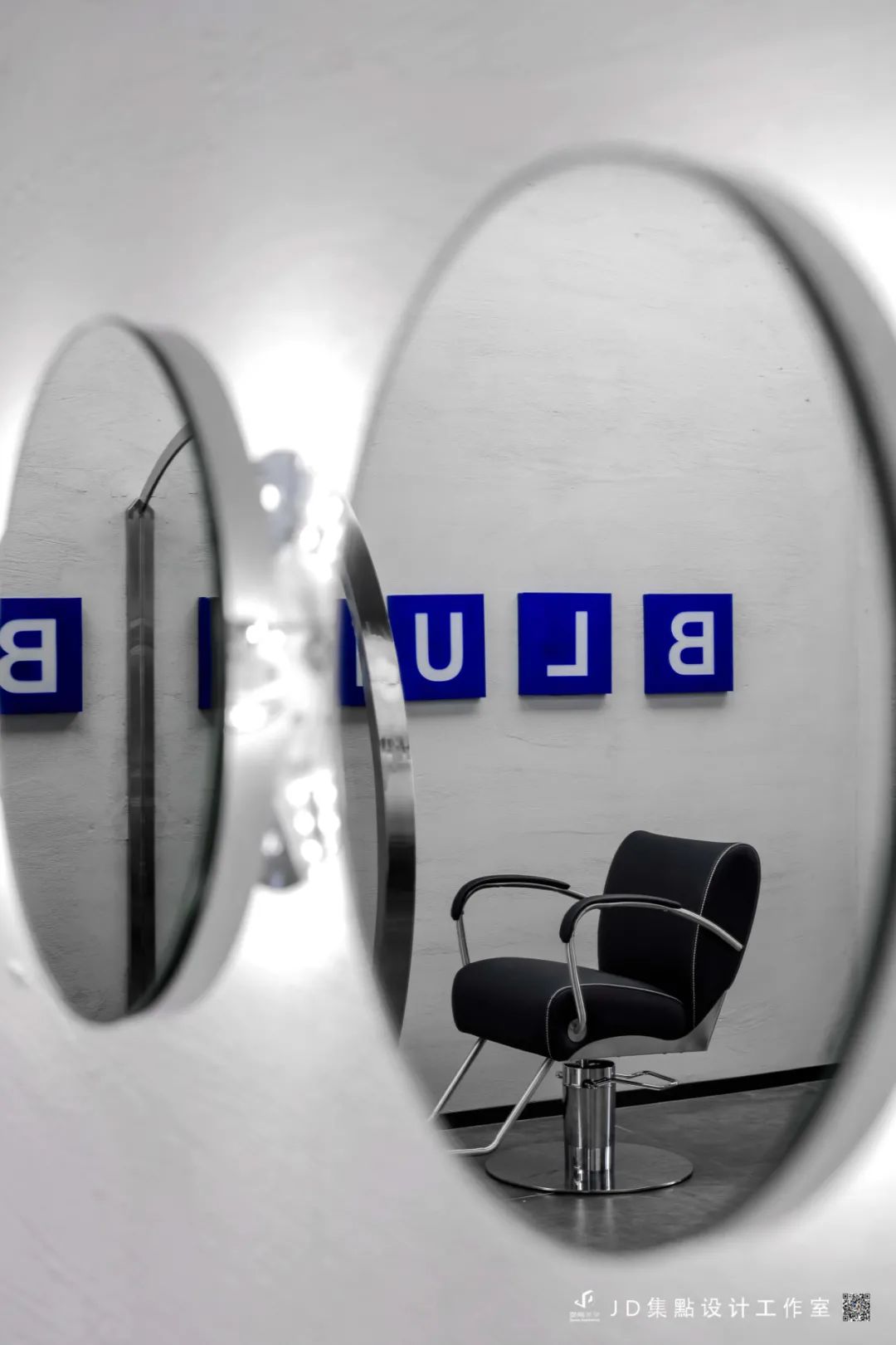 BLUE Hair Salon · 天空之境,蓝色美学空间丨JD 集點设计工作室-42