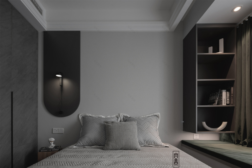暮 · 89㎡三居室现代简约设计丨内舍软装·申屠翰钰-44