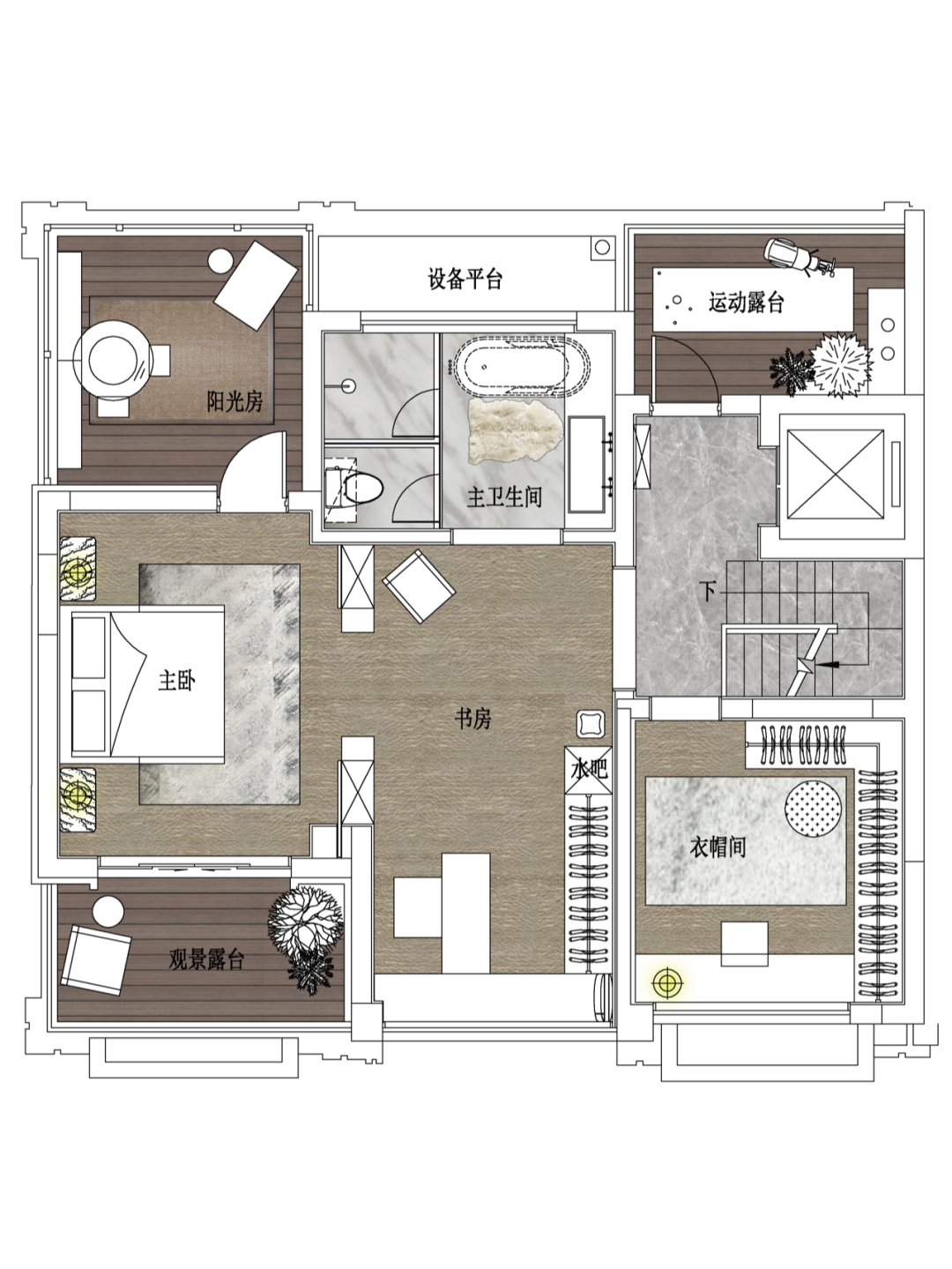 临沂君悦和院 | 现代自然主义美学的空间演绎-117