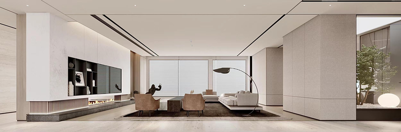 H 空间全案设计 · 650m²简约豪宅丨H 空间全案设计事务所-9