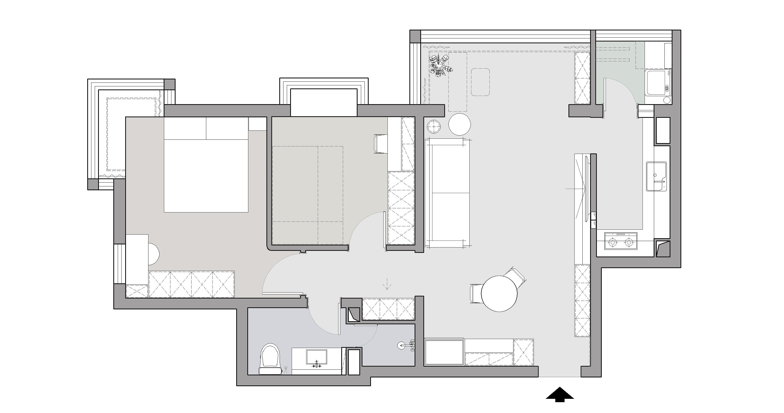 奶油原木一落地,放大30㎡的效果就有了-60
