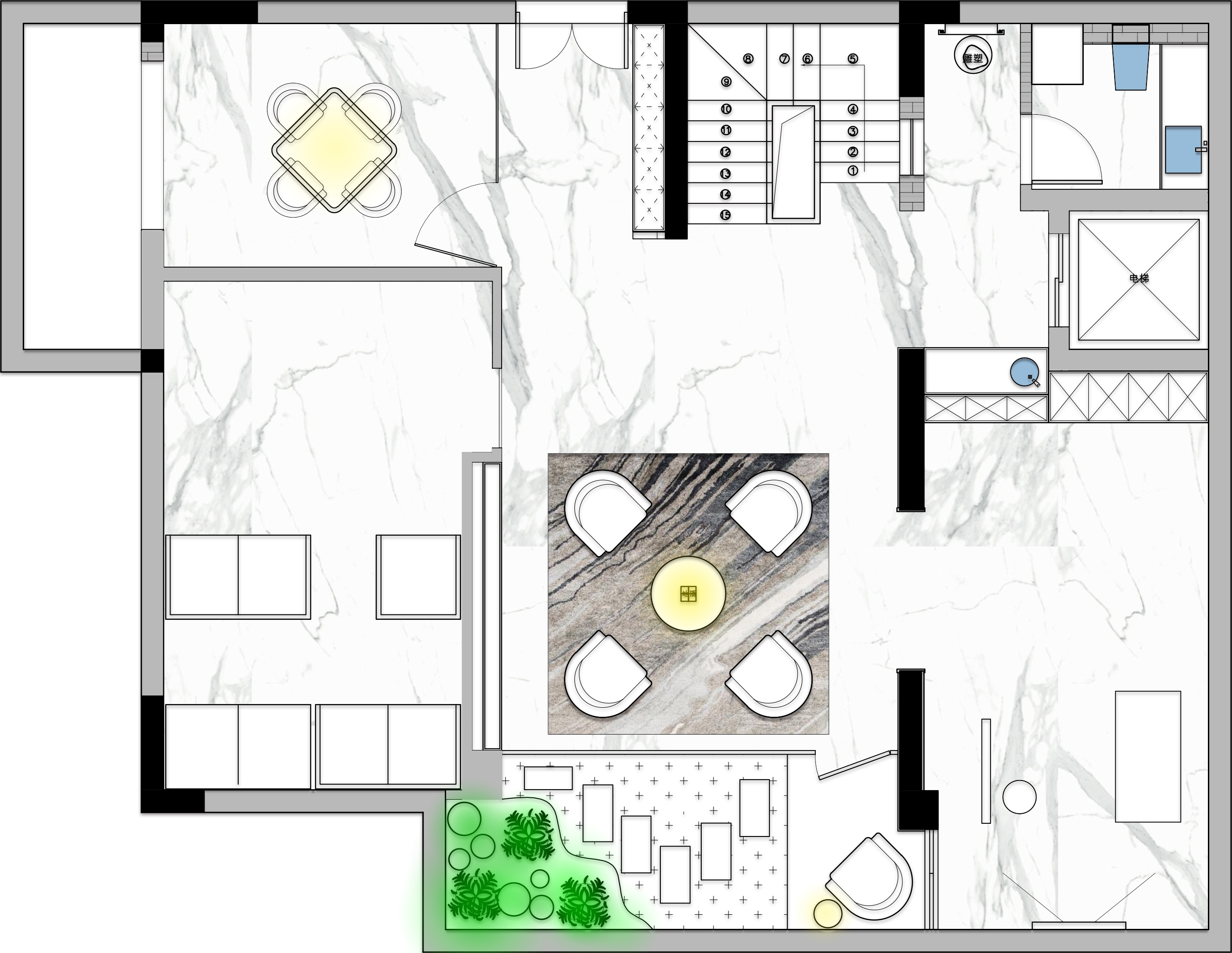 《光熠》· 合肥铂悦庐州府别墅设计丨中国合肥丨安徽飞墨设计-69