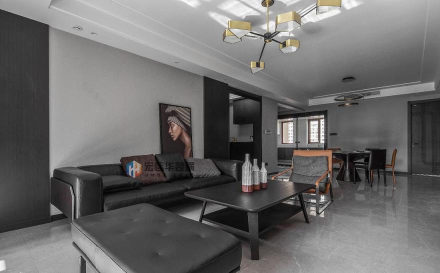 现代黑白灰,打造简约大气家居空间-3