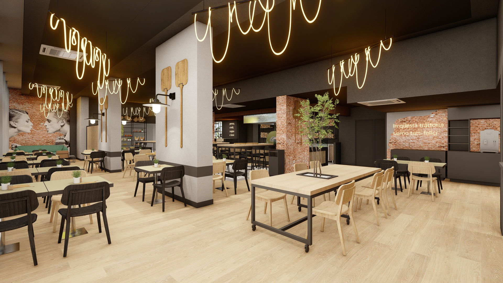 Atelier Domh 披萨店室内设计-8