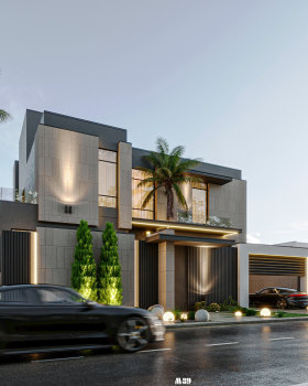VILLA 9  现代别墅丨Moamen Amin