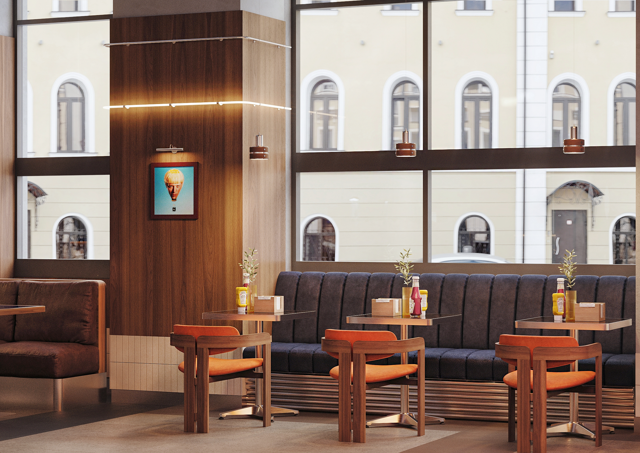 乐事汉堡店(注:LOVIN可能是品牌名,音译接近乐事 ,БУРГЕРНАЯ意为汉堡店 ) 丨俄罗斯莫斯科-15