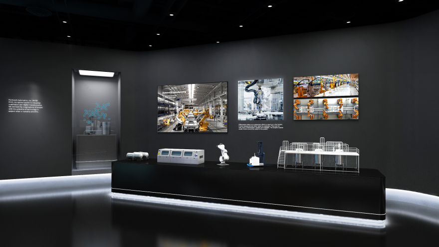 上海先锋企业展厅革命 森克思科技暗黑系展厅设计丨中国上海-48