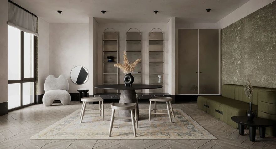 78m² 现代空间设计丨Bhanba Kateryna-10