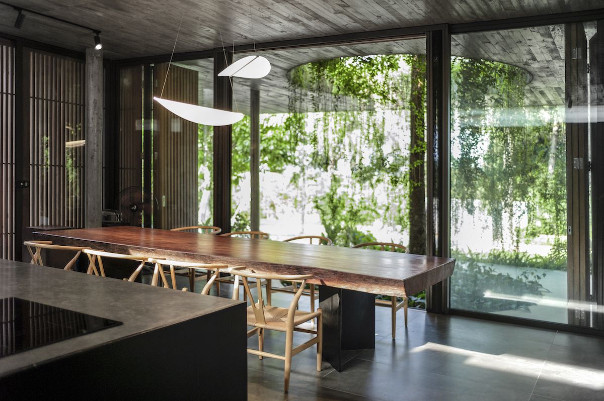 Ba Vì森林中的开放互动生活空间-5