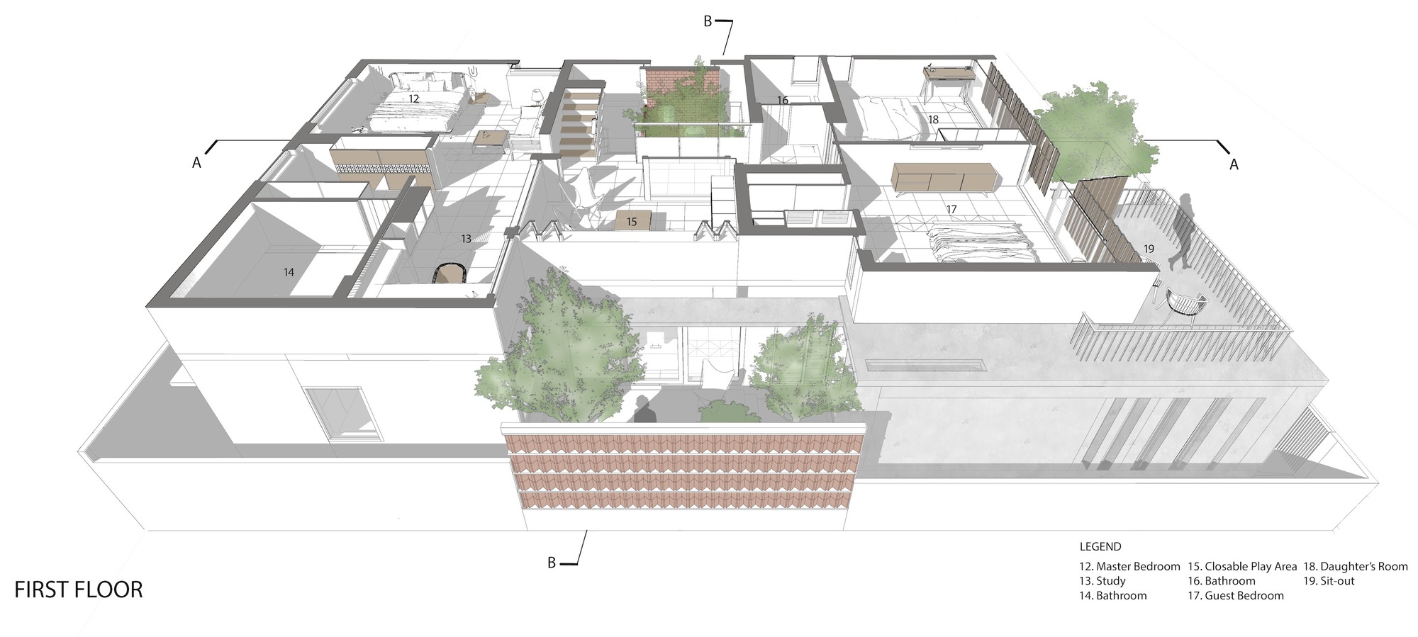 筛房丨印度班加罗尔丨Kamat & Rozario Architecture-17