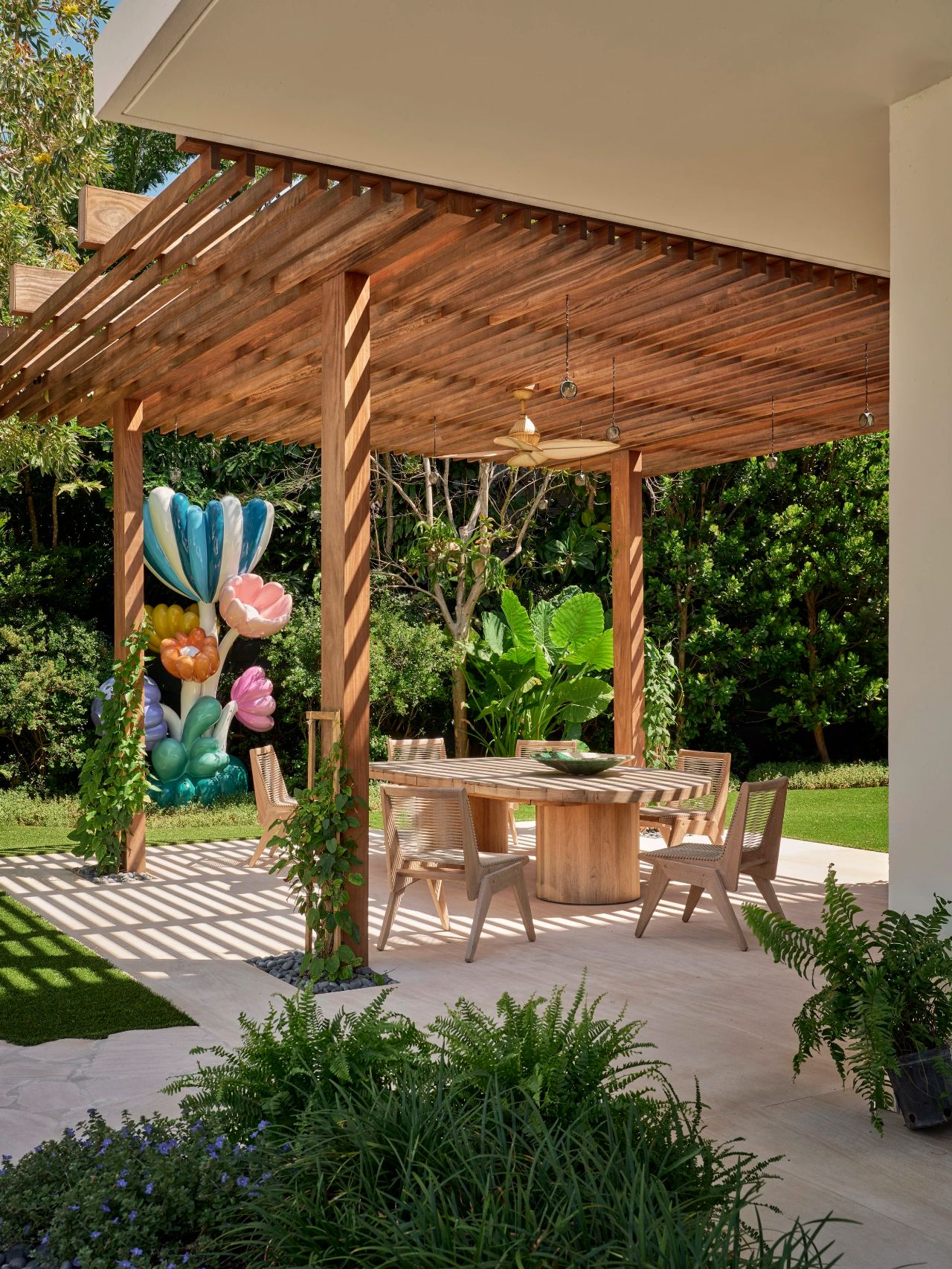 迈阿密海岸线2000㎡的禅意艺术私宅丨美国迈阿密丨Kelly Behun Studio-48