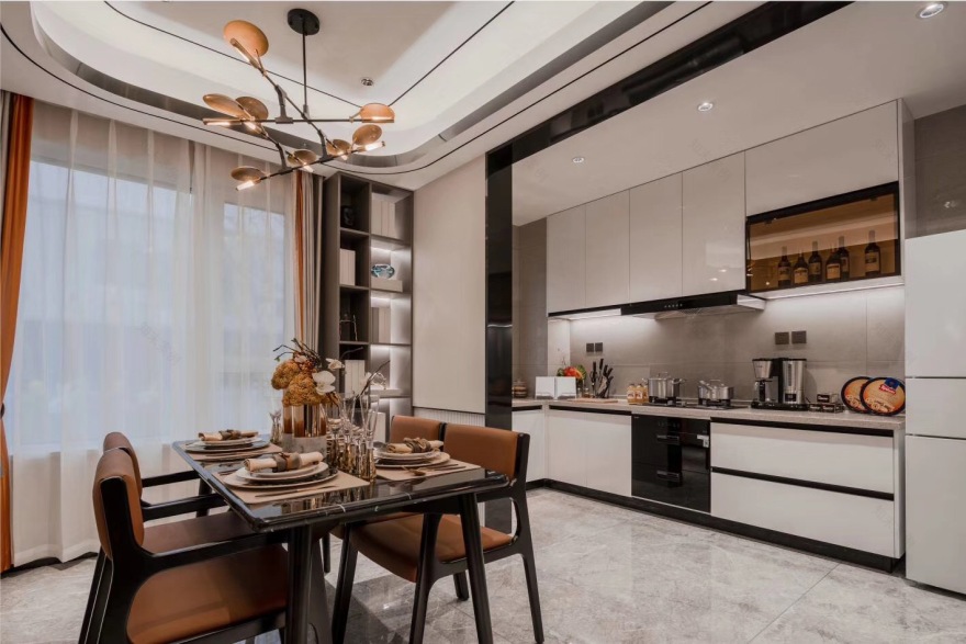 鲁鸿兰亭临帖——135 现代轻奢样板间的精致生活美学-4