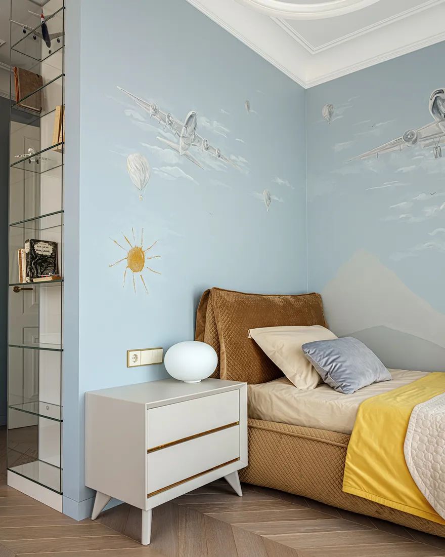 133㎡四口之家室内设计丨Yulia Sokolova-36