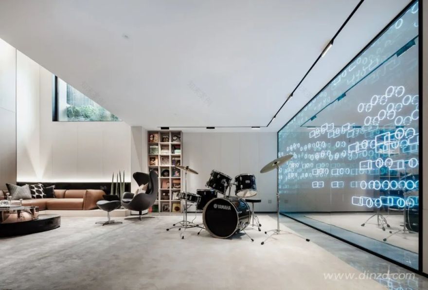 艺术无界,生活有声——烟台中海万锦洋房下叠样板间设计-64