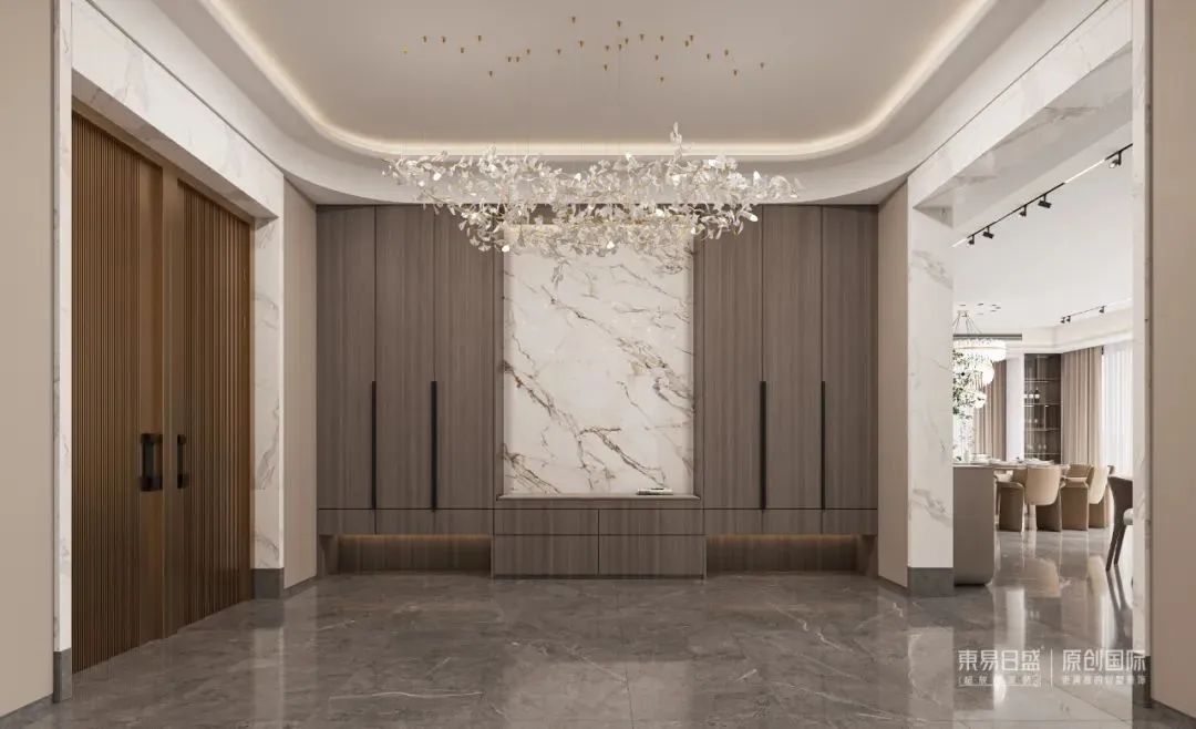 1500㎡豪宅装修，每一帧都是「轻奢风」大片！-46