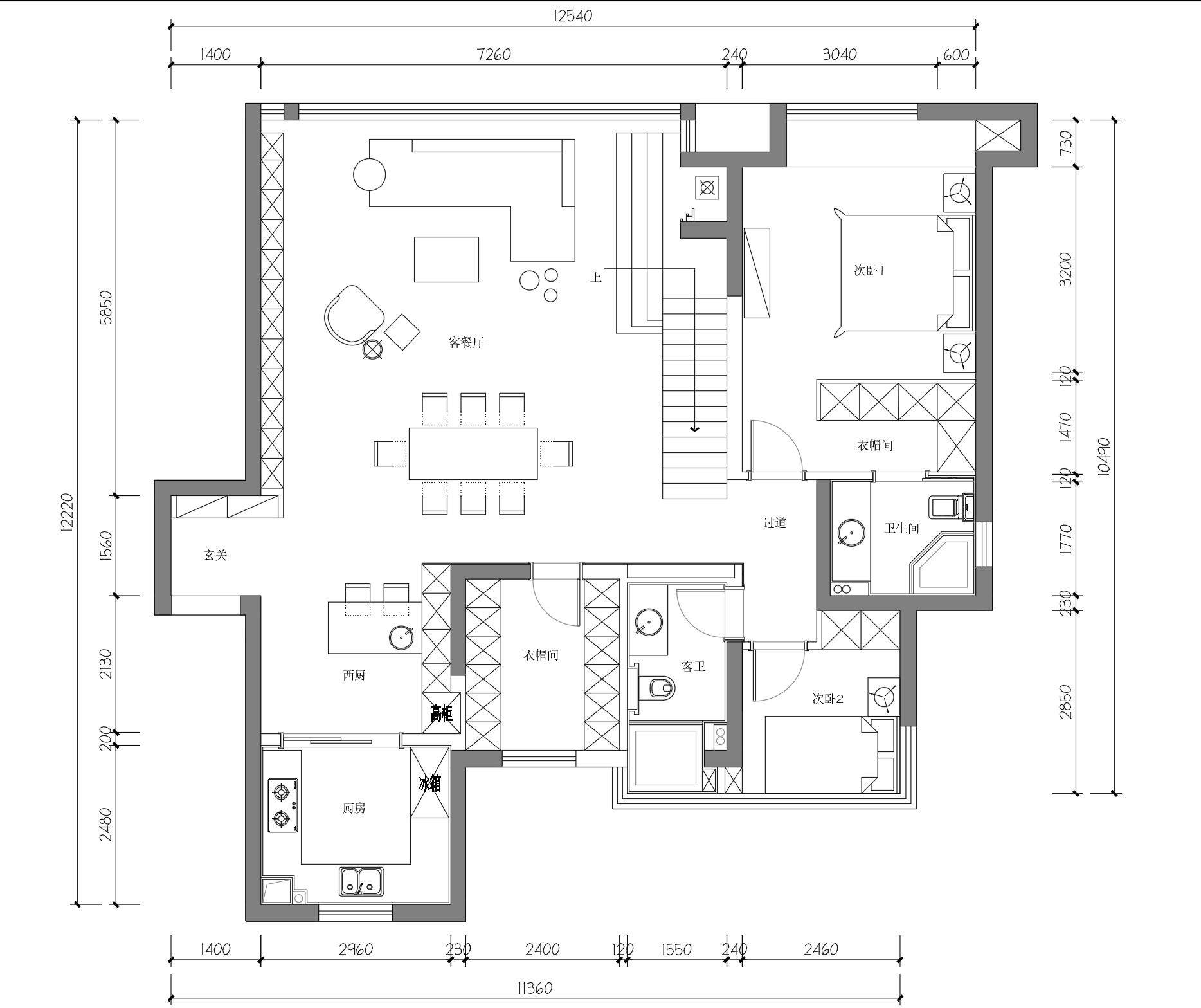 330 平方顶复丨中国宁波丨玖乐装饰-3