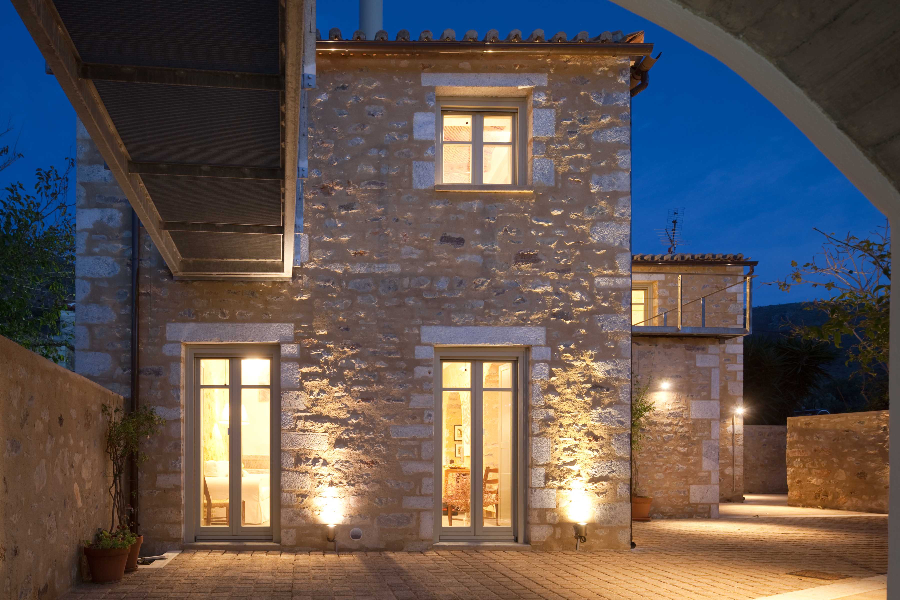 reconstruction of a stone house in trahila-15