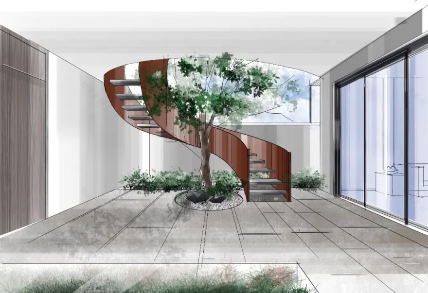 佛山顺德“窥·日”庭院设计丨中国佛山丨陈向联合设计-47