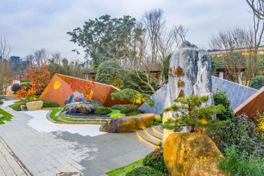 蜀韵新颜——四川领地·观江府景观设计解析-27