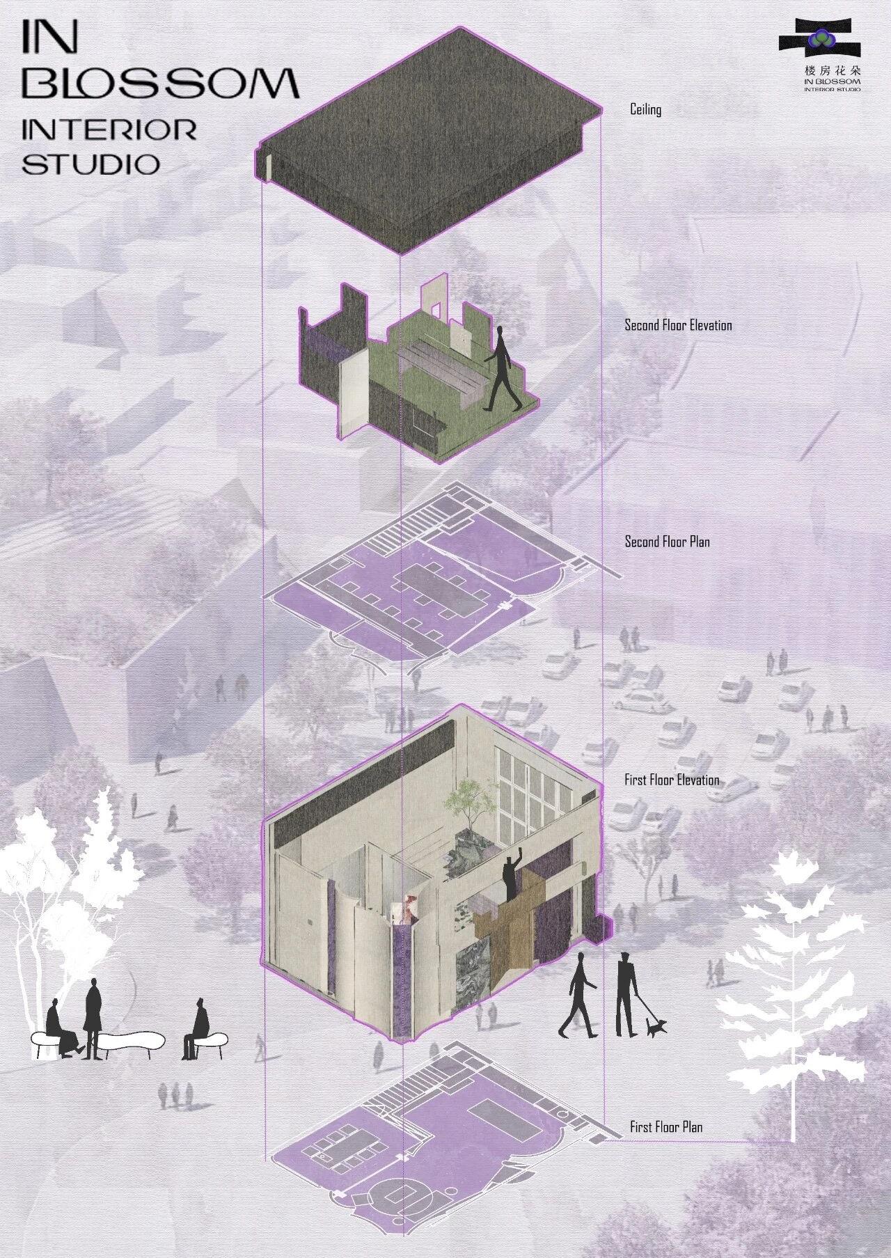 楼房花朵设计空间工作室丨中国重庆-42