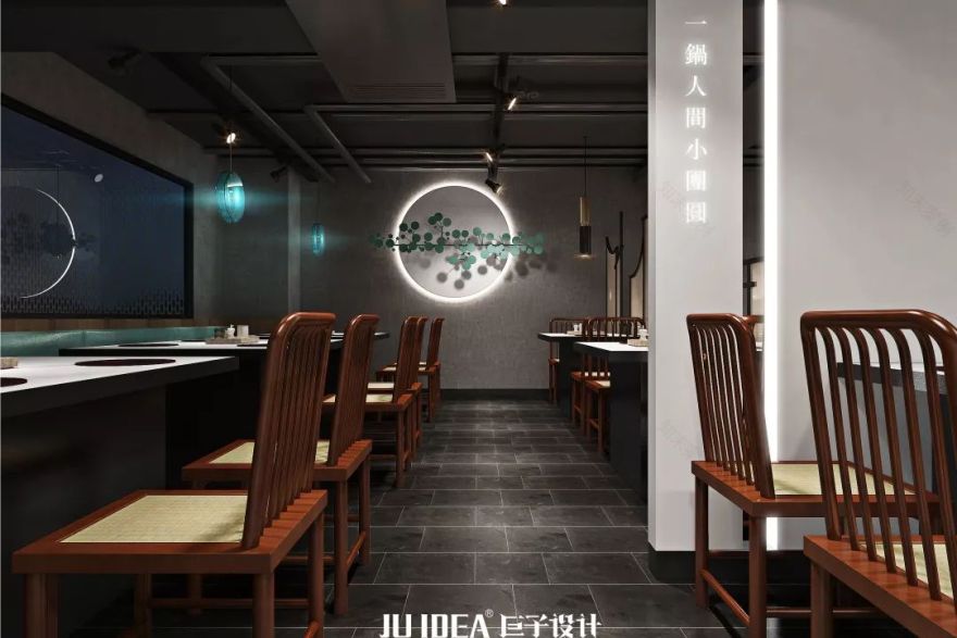 陶鄉富山店 | 现代山水意境的餐饮空间设计-56