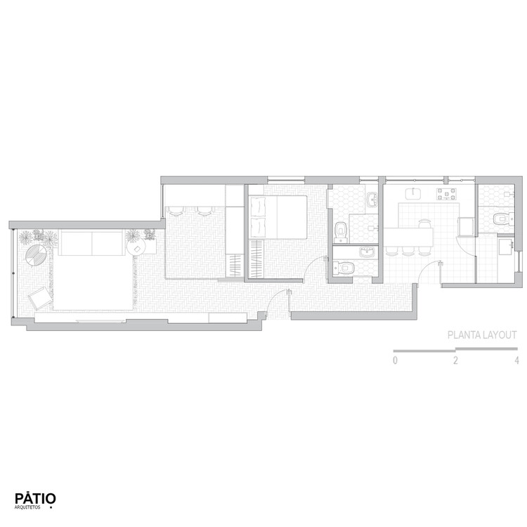 巴西公寓的 10 次翻新-10