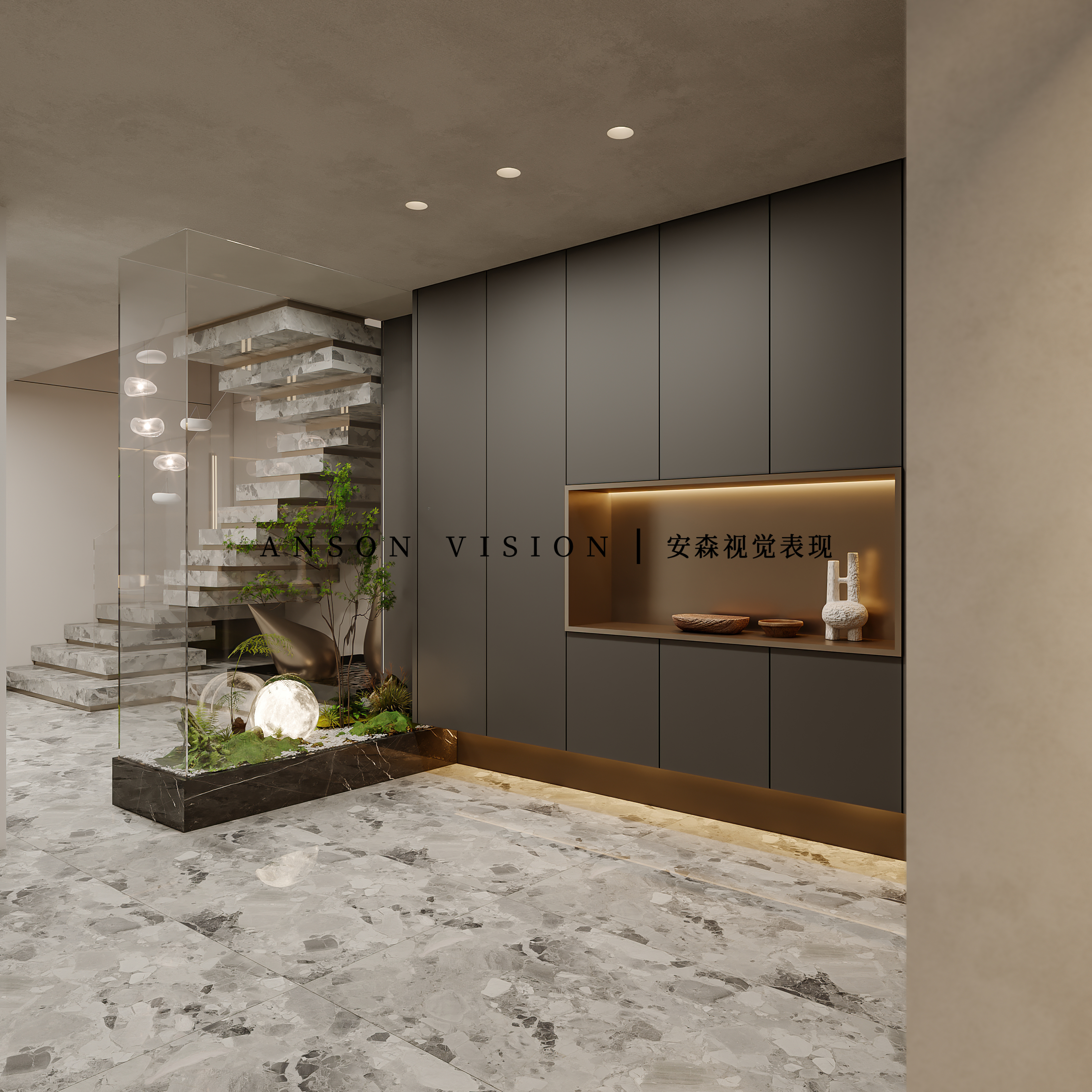 现代别墅排屋效果表现丨Ansonvision·蒙头睡-8