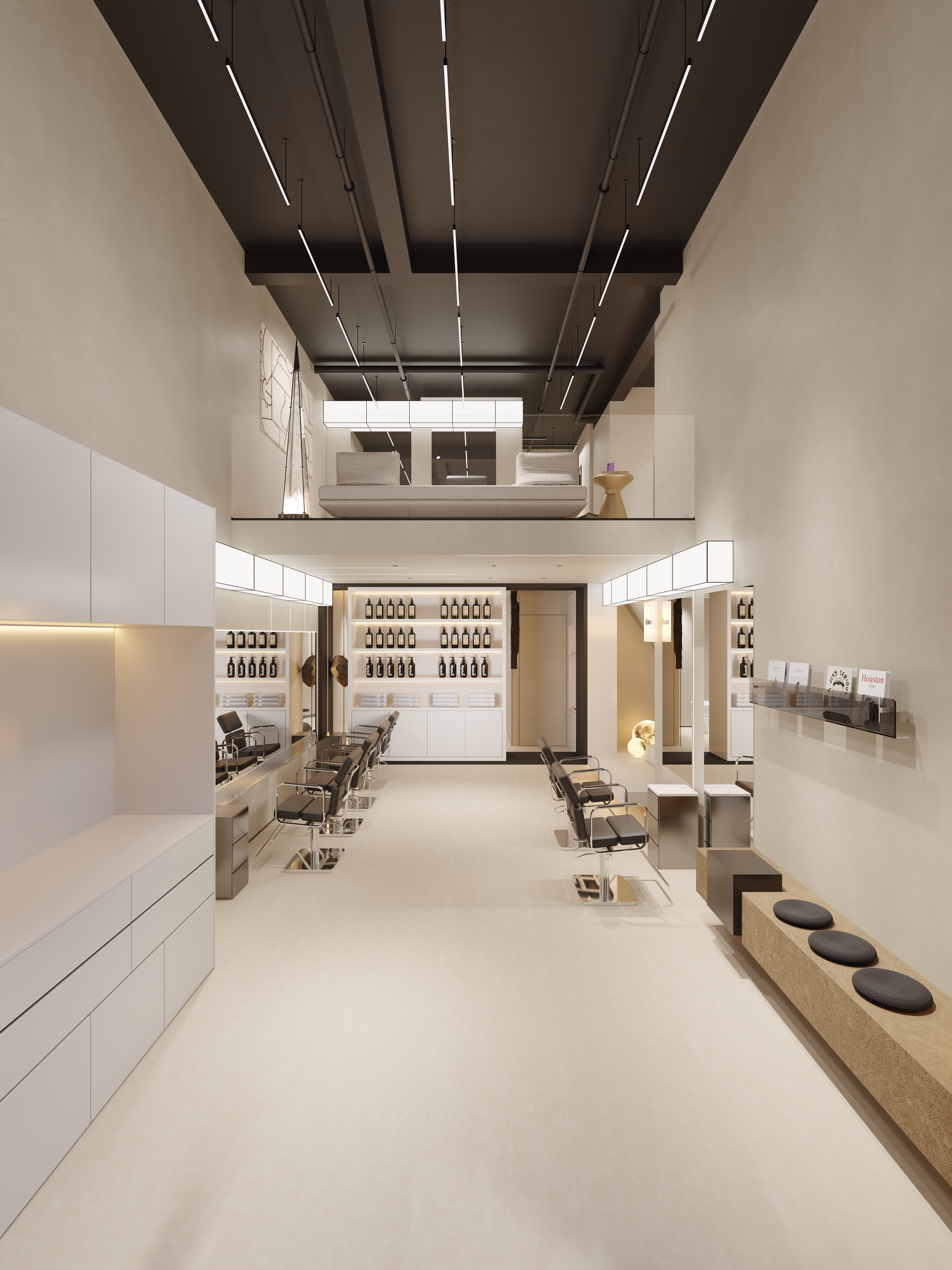 最近渲染 理发店-8