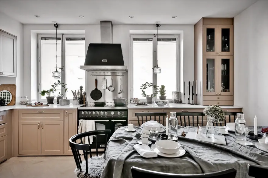 瑞典蓝色晨光公寓设计-12