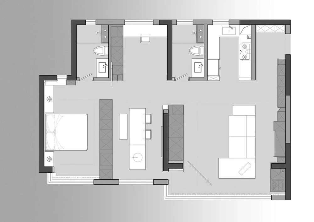 华润云上润府丨中国南京丨南舍空间设计-68